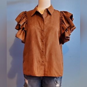 Marc New York-Andrew Marc Blouse Size Medium